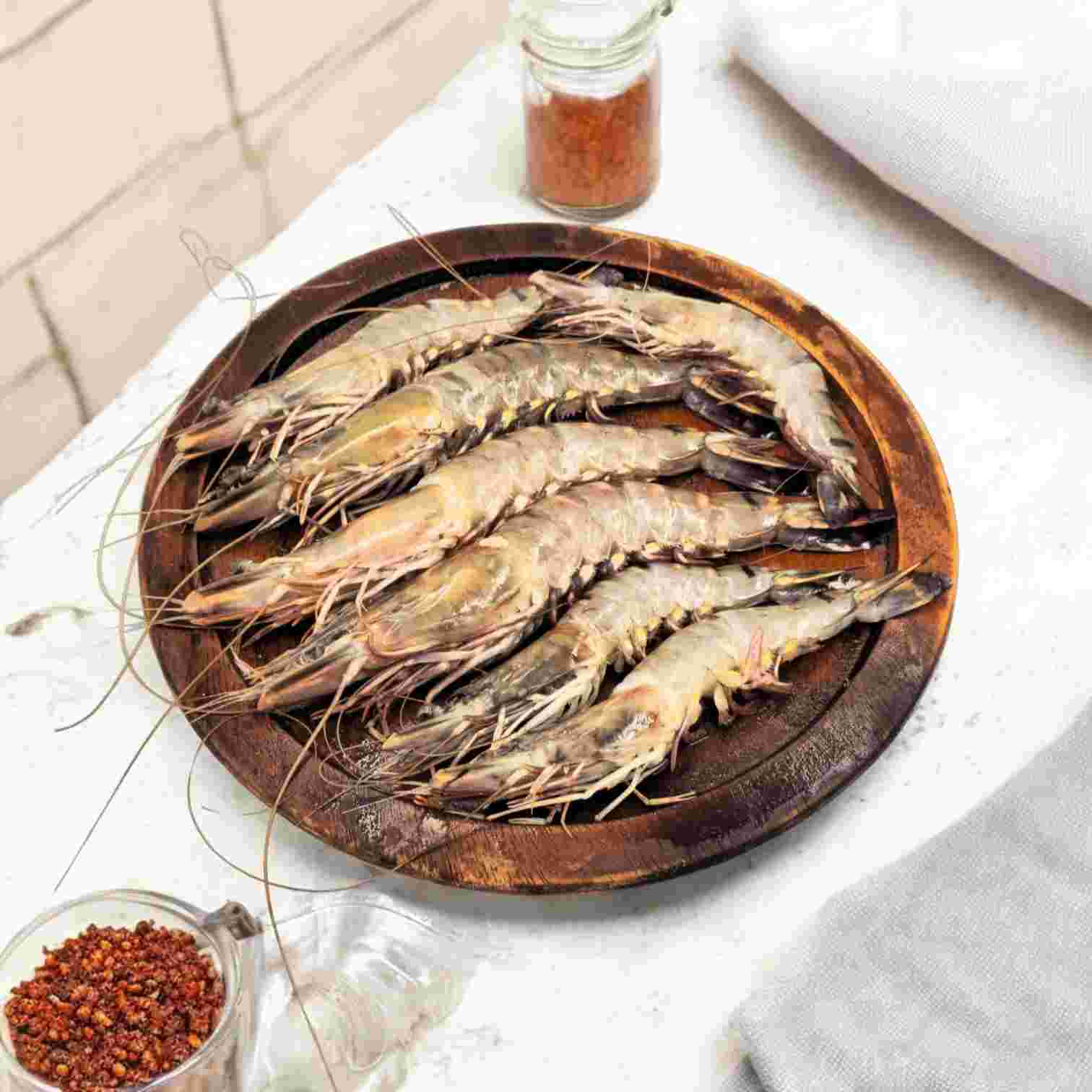 Tiger Prawns (Bagda) - Cleaned